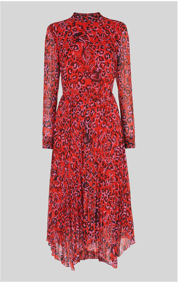 Holly Willoughby Red Leopard Print Dress This Morning March 2019 ...