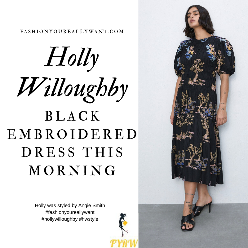 holly willoughby zara dress